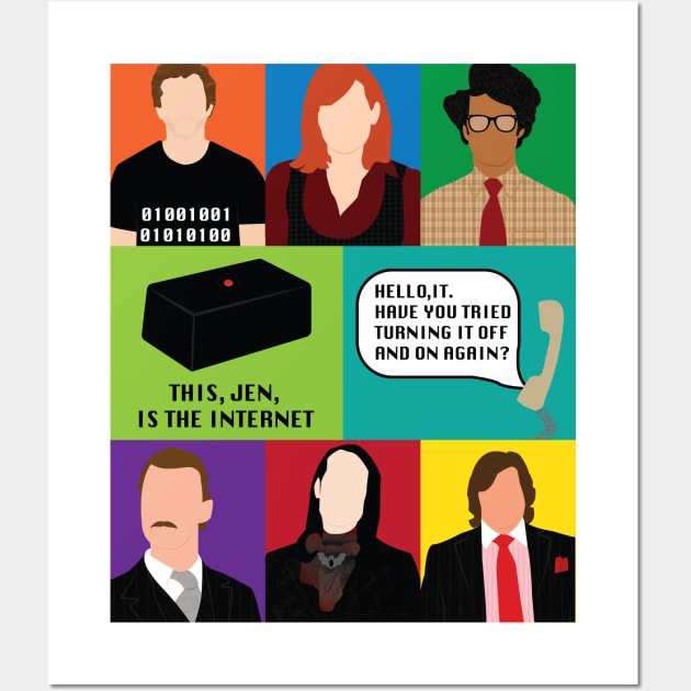 the IT Crowd Wall Art by ehaverstick